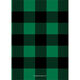 Green Plaid Gold Foil Border Photo Cards Image 1 of 3